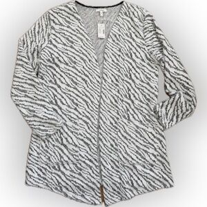 Maurice’s Zebra Print Cardigan NWT